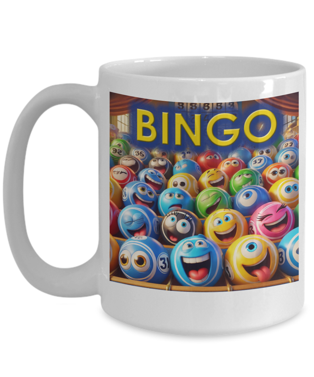 BINGO - 11oz & 15oz Mug - Gift for Her - Gift for Him