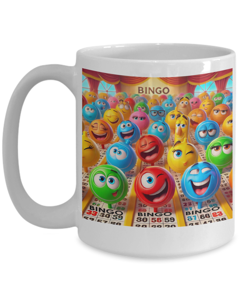 Bingo 2 - 11oz & 15oz Mug - Gift for Her - Gift for Him