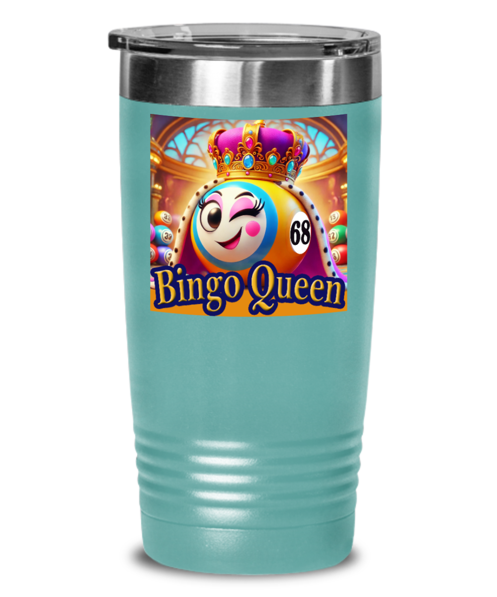 Bingo Queen - 20oz & 30oz Tumbler - Gift for Her - Gift for Him