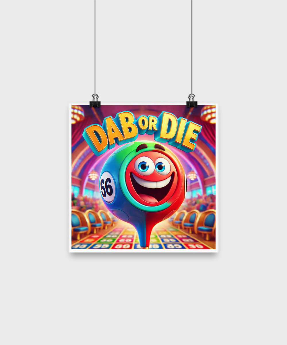 Dab Or Die 1 - Poster - Gift for Her - Gift for Him