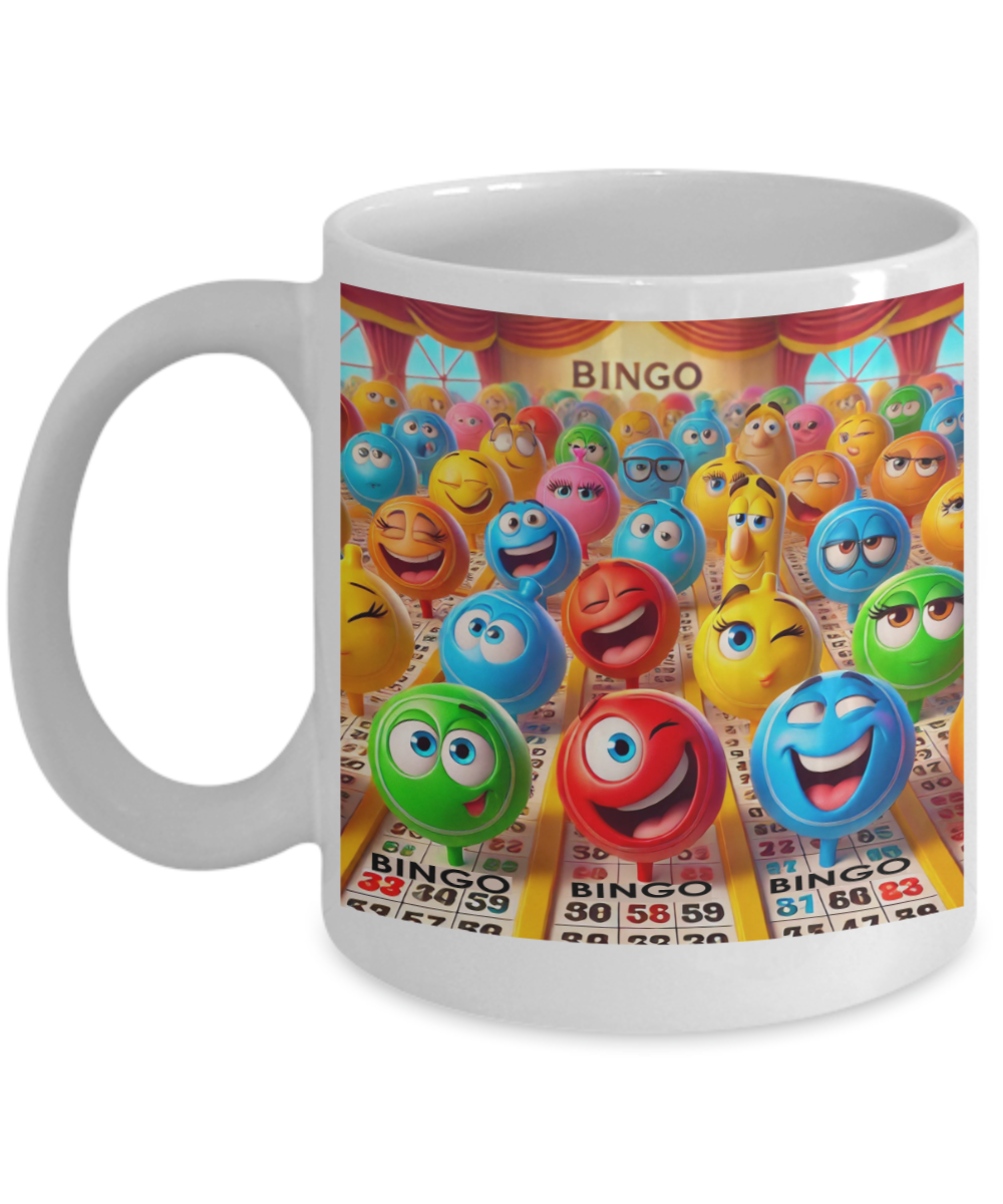 Bingo 2 - 11oz & 15oz Mug - Gift for Her - Gift for Him