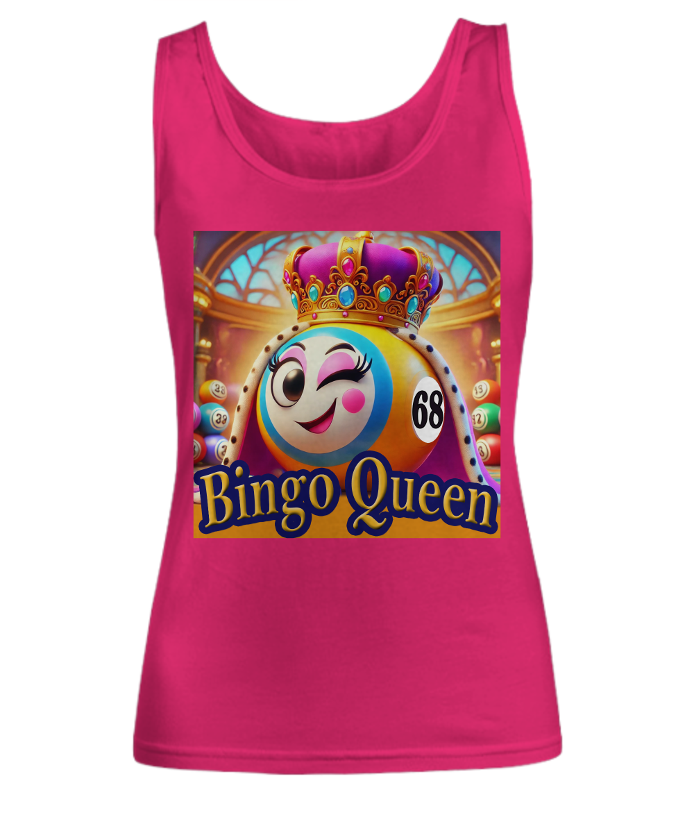 Bingo Queen - Unisex Tank Top/Women's Tank Top - Gift for Her