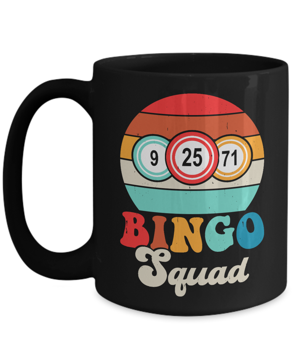 Bingo Squad - 11oz & 15oz Mug - Gift for Her - Gift for Him