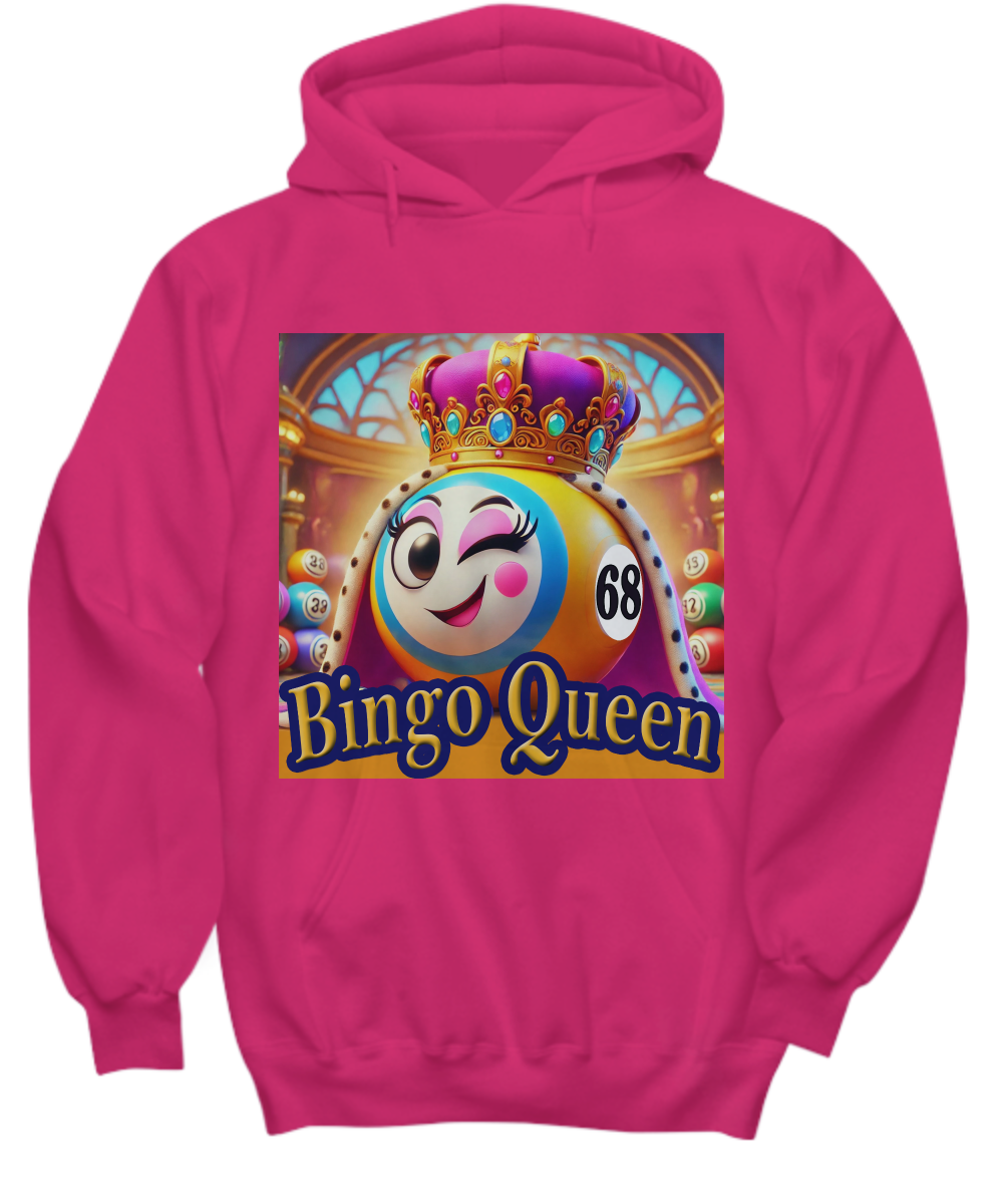 Bingo Queen - Hoodie/Sweatshirt - Gift for Her