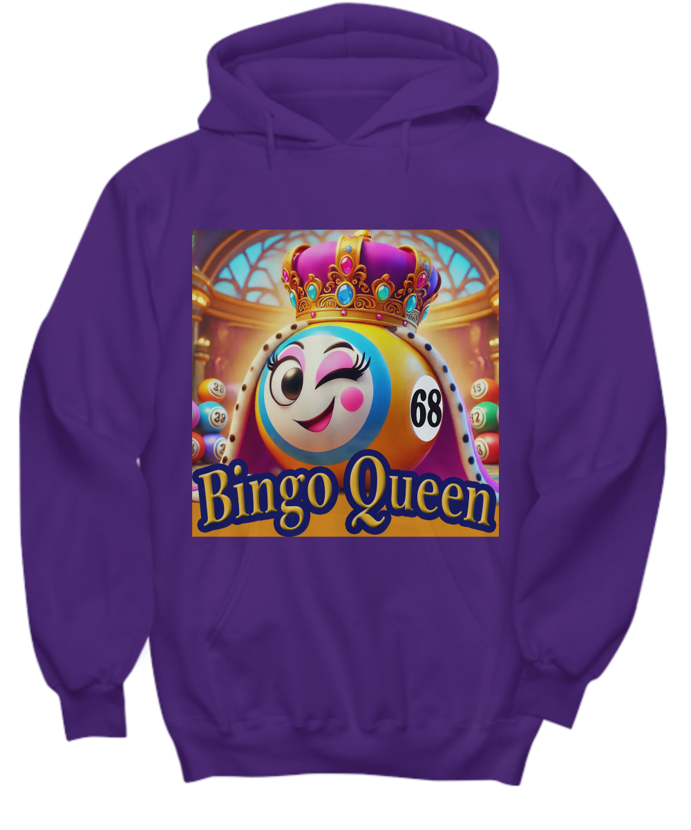 Bingo Queen - Hoodie/Sweatshirt - Gift for Her