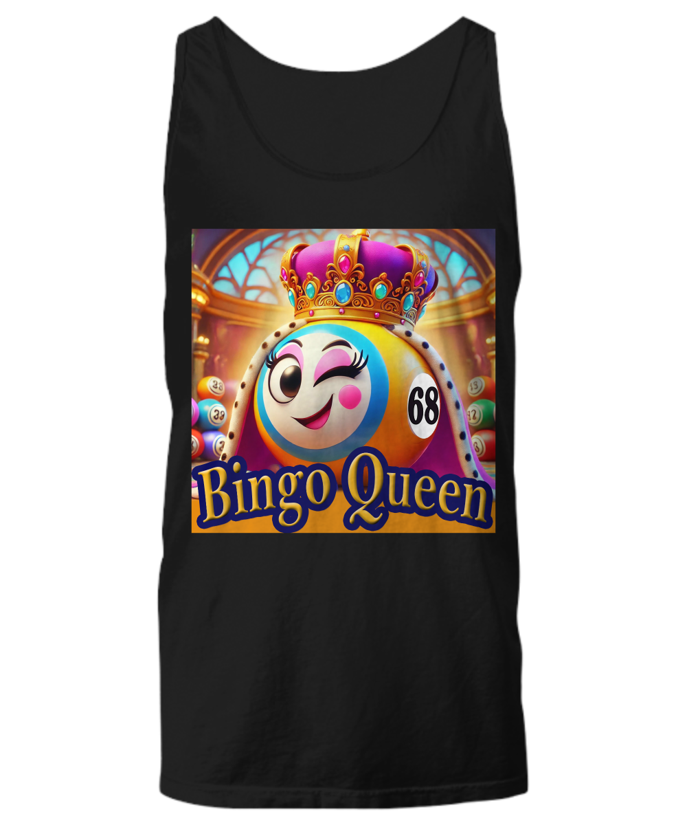 Bingo Queen - Unisex Tank Top/Women's Tank Top - Gift for Her