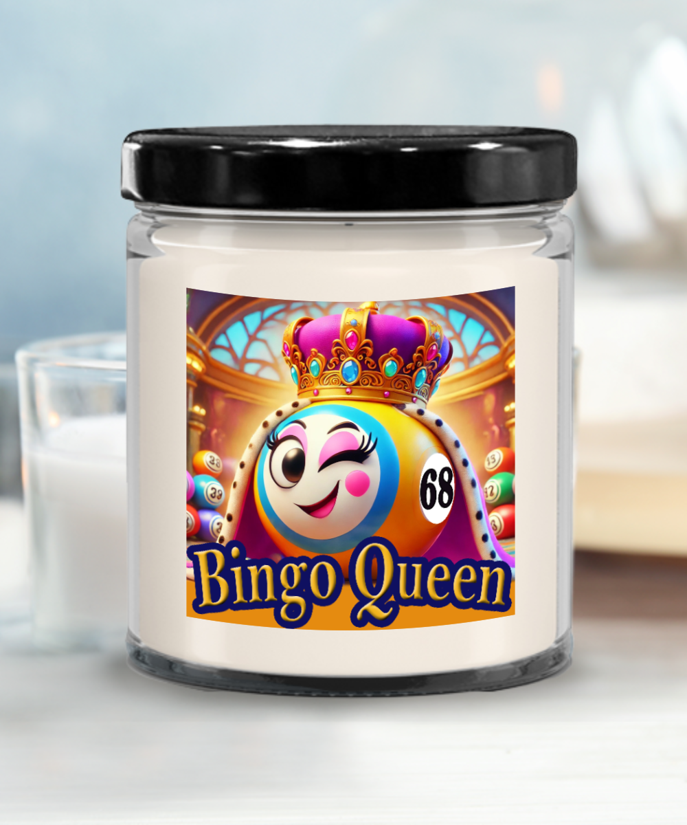 Bingo Queen - 9oz & 16oz Candle - Gift for Her