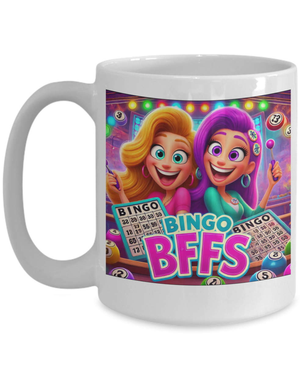 Bingo BFFS 1 - 11oz & 15oz Mug - Gift for Her