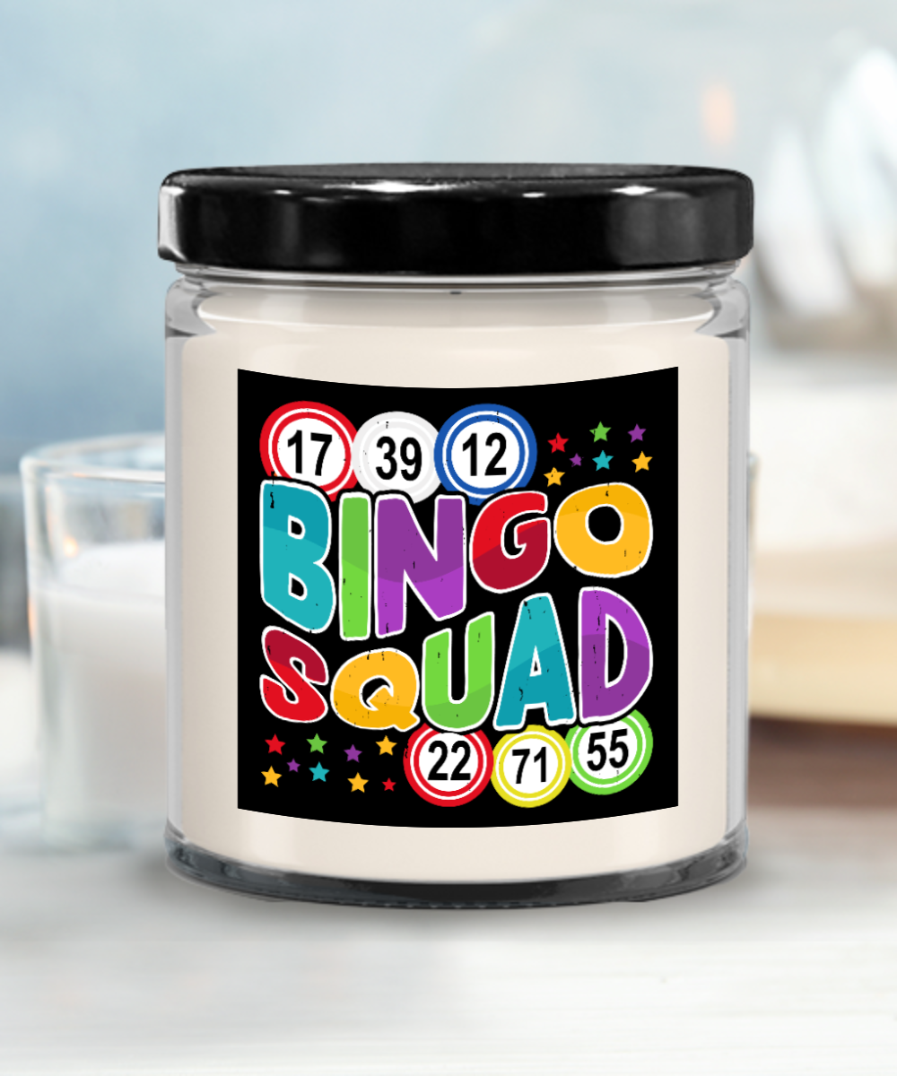 Bingo Squad - 9oz & 16oz Candle - Gift for Her - Gift for Him