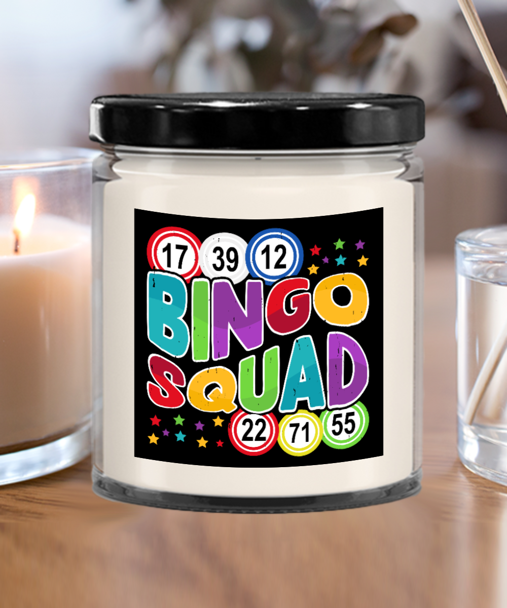 Bingo Squad - 9oz & 16oz Candle - Gift for Her - Gift for Him