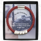 To My Grandson, May God Always Keep You Healthy - Man Bracelet - Gift for Grandson