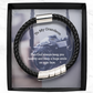 To My Grandson, May God Always Keep You Healthy - Man Bracelet - Gift for Grandson