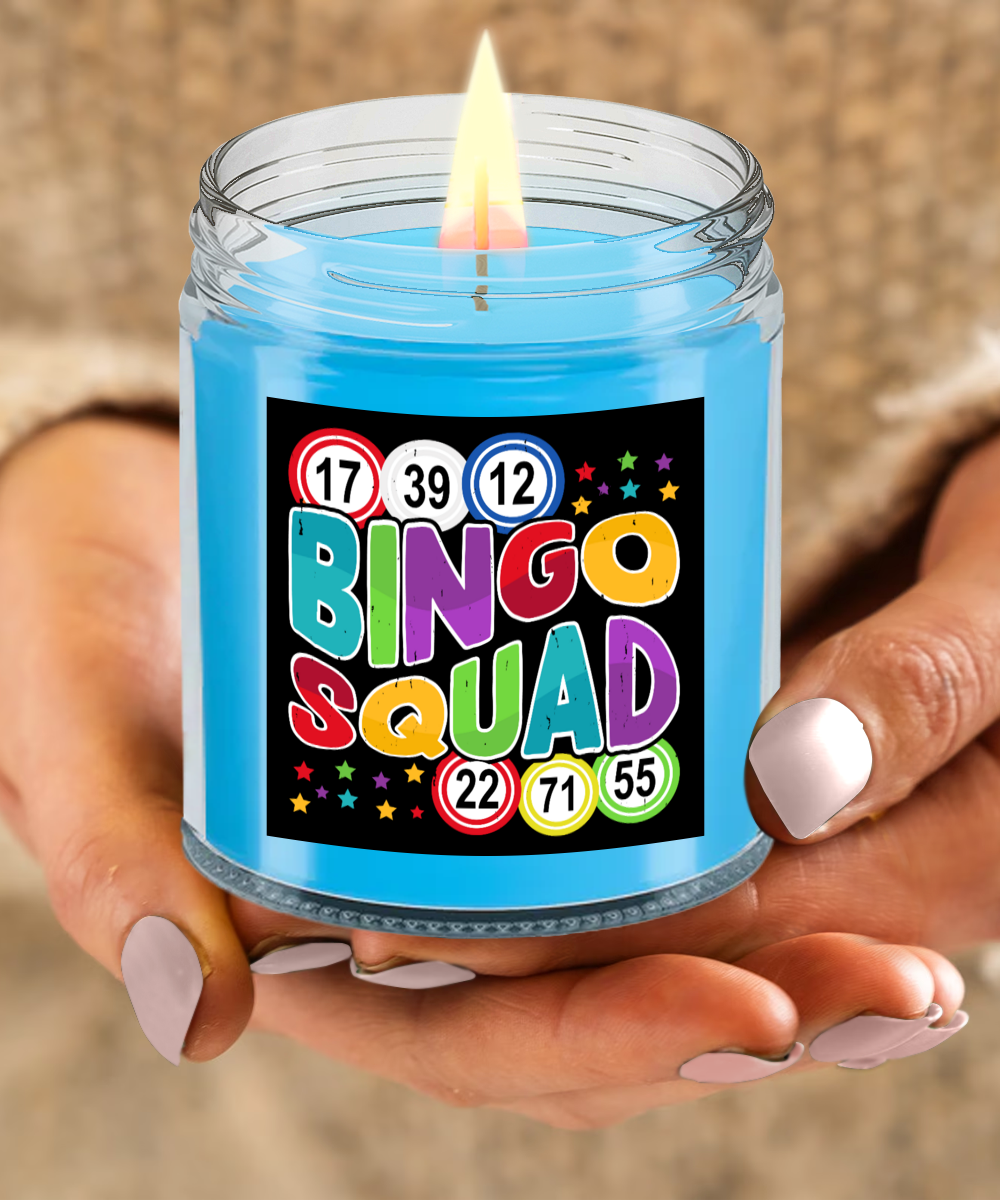 Bingo Squad - 9oz & 16oz Candle - Gift for Her - Gift for Him