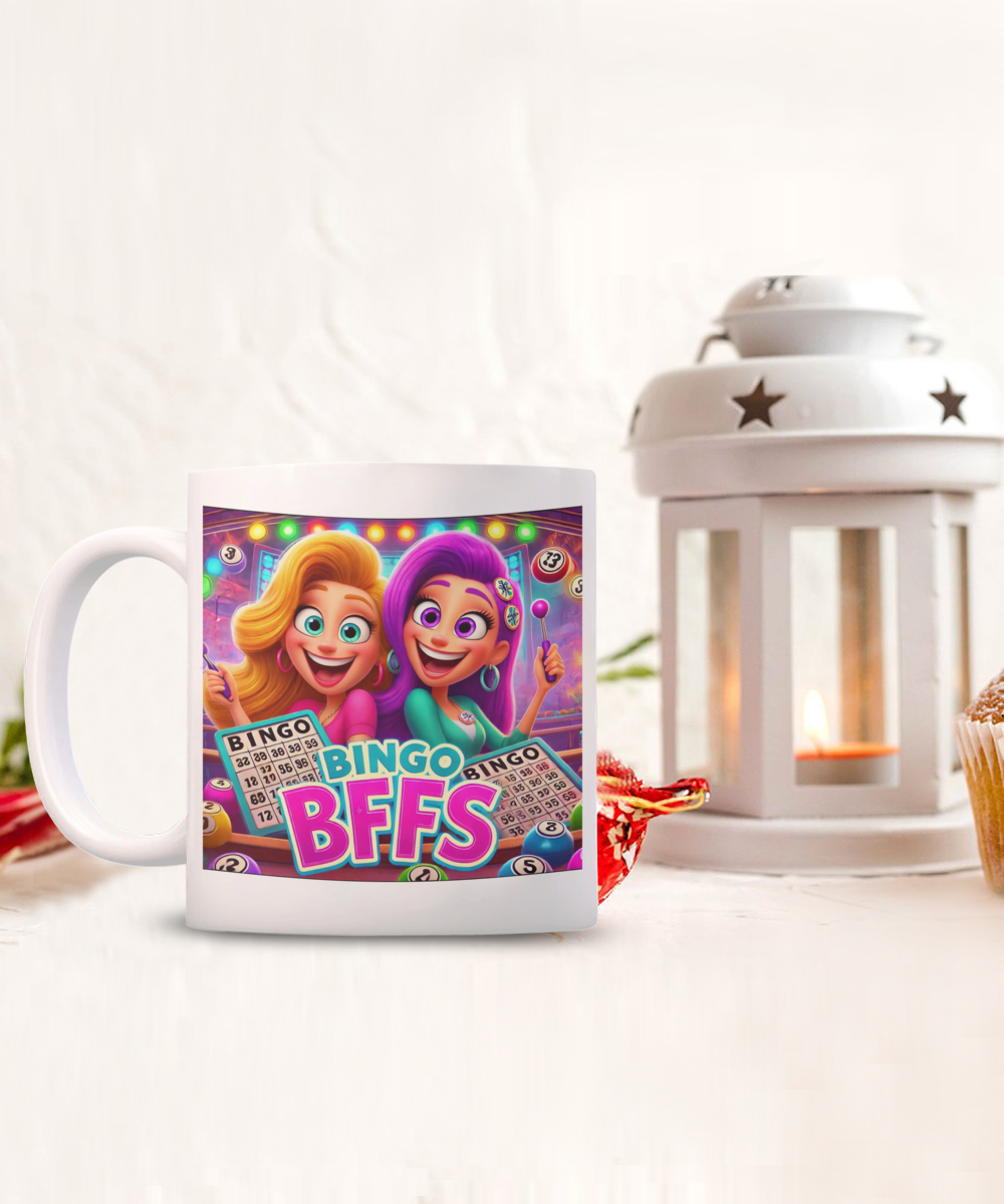 Bingo BFFS 1 - 11oz & 15oz Mug - Gift for Her