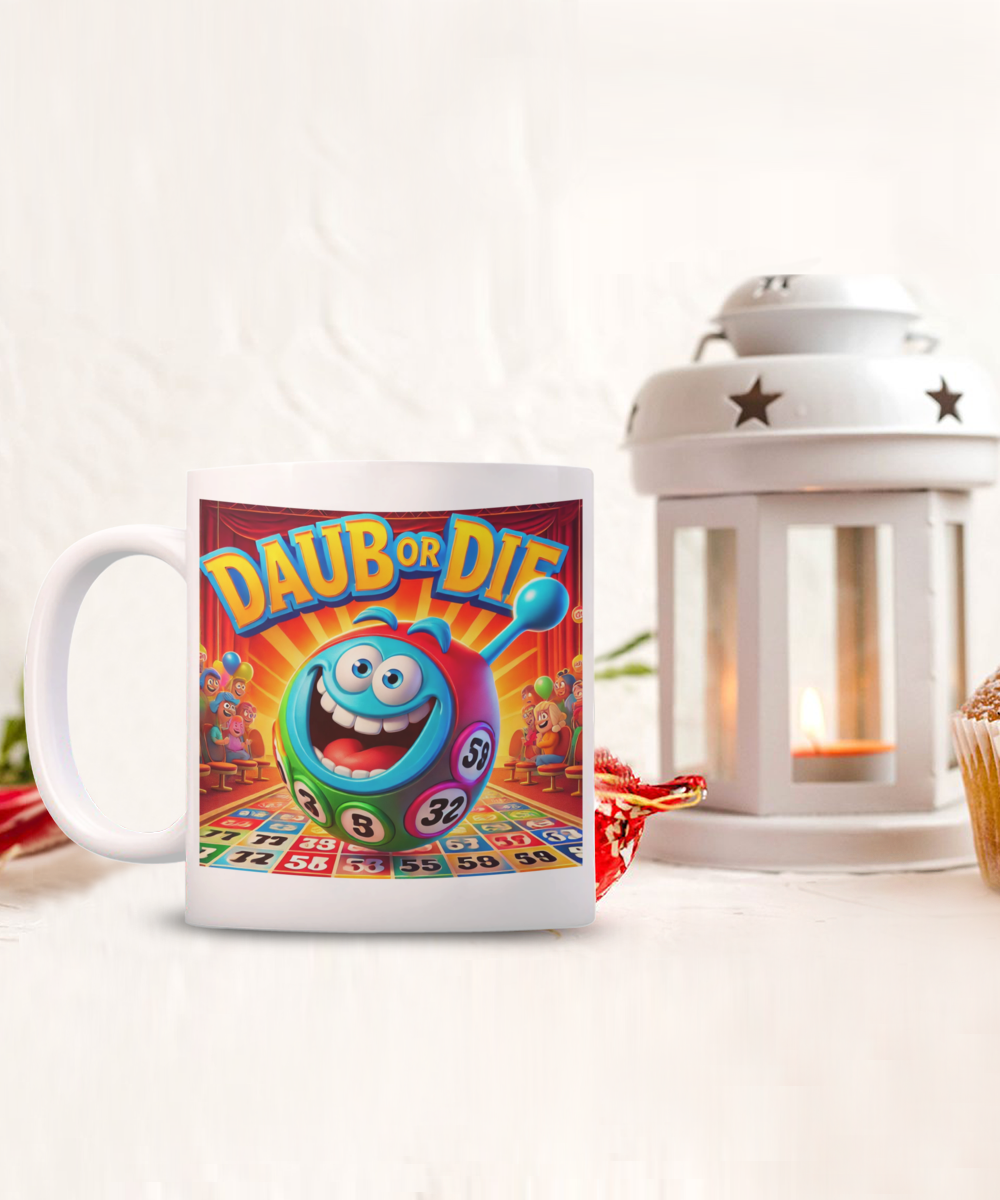 Daub Or Die - 11oz & 15oz Mug - Gift for Her - Gift for Him