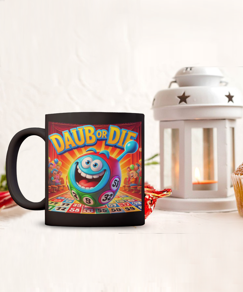 Daub Or Die - 11oz & 15oz Mug - Gift for Her - Gift for Him