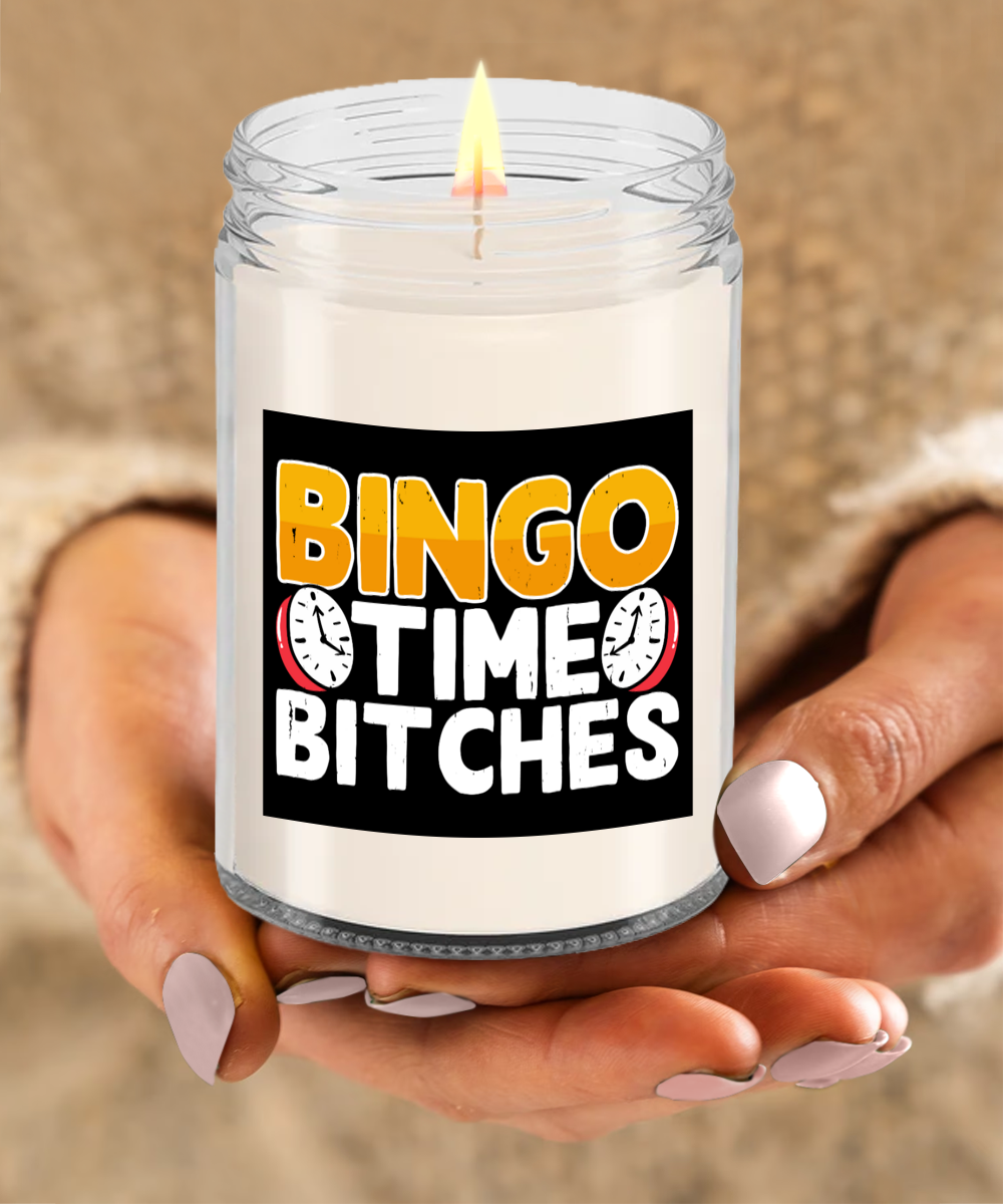 Bingo Time Bitches - 9oz & 16oz Candle - Gift for Her