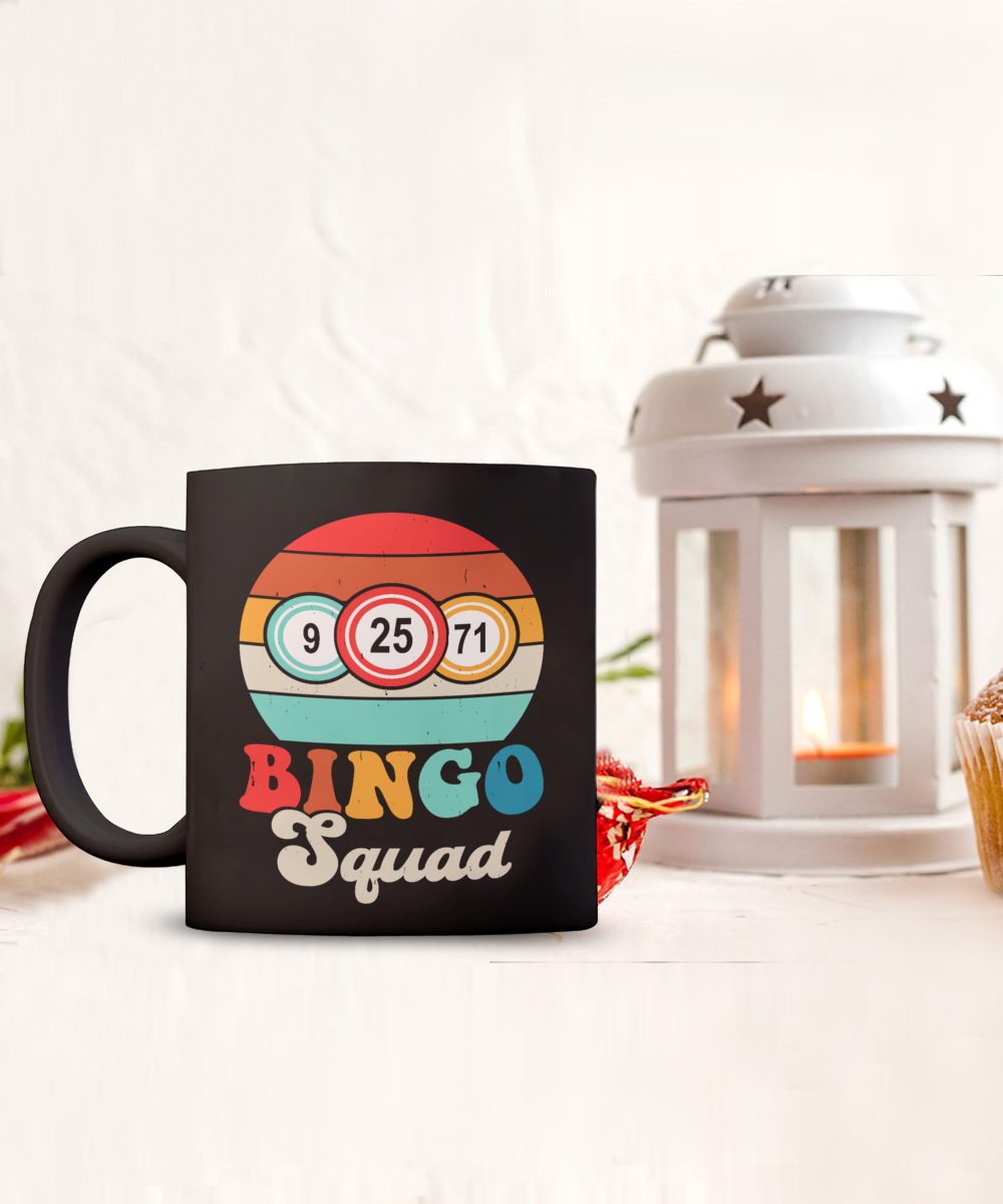 Bingo Squad - 11oz & 15oz Mug - Gift for Her - Gift for Him