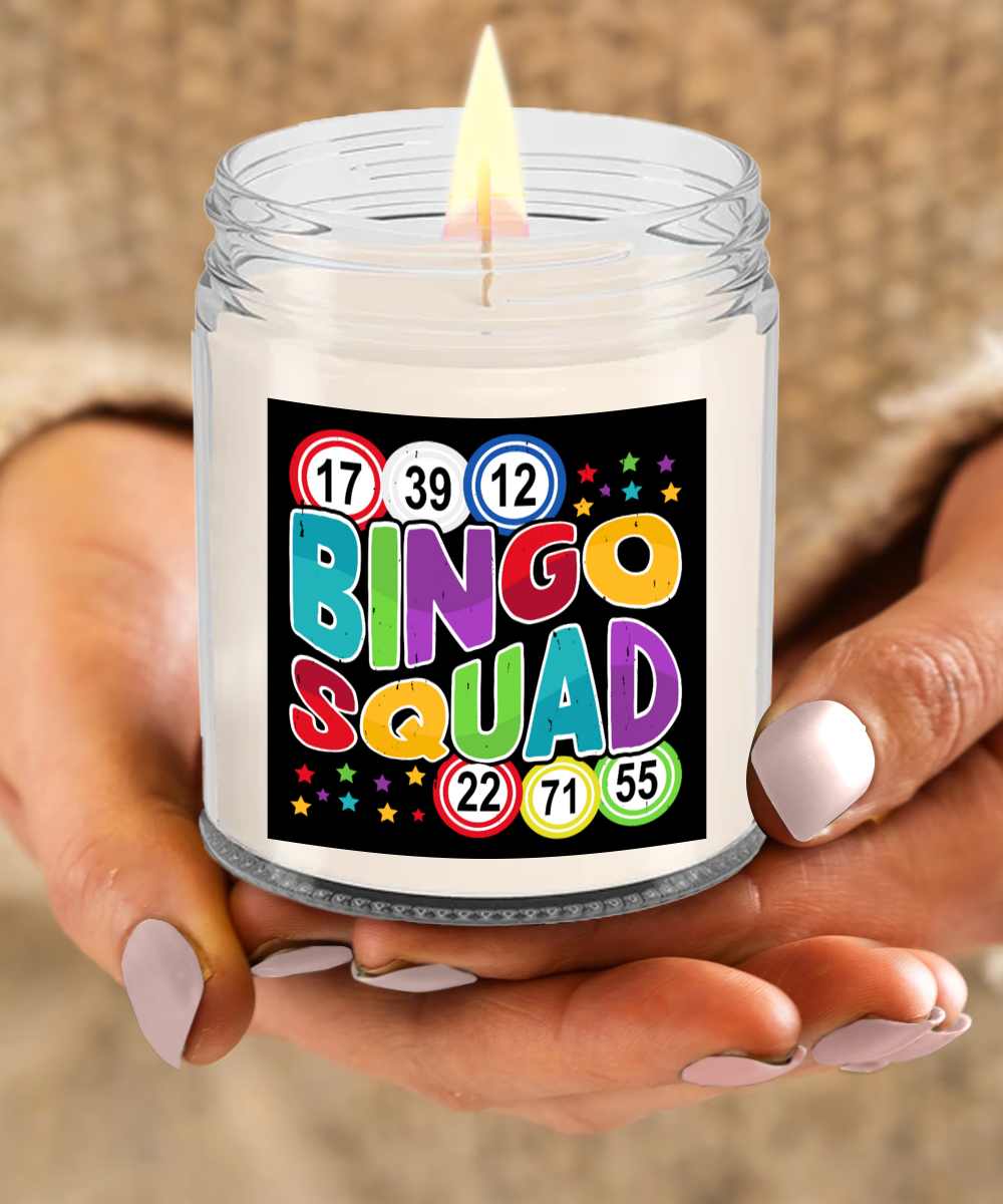 Bingo Squad - 9oz & 16oz Candle - Gift for Her - Gift for Him