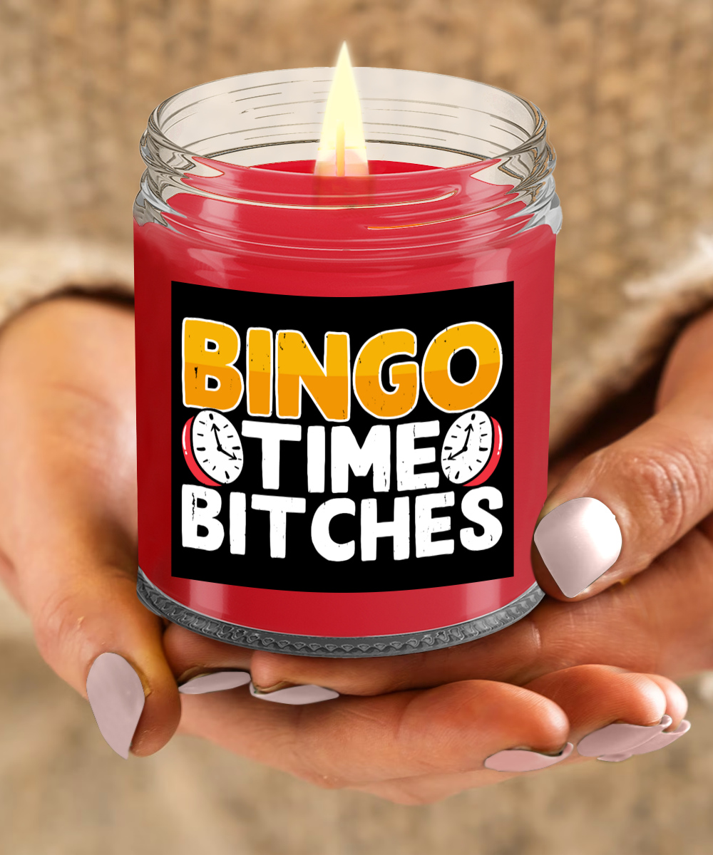 Bingo Time Bitches - 9oz & 16oz Candle - Gift for Her