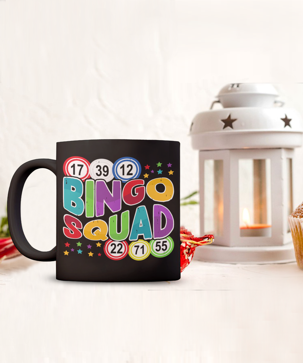 Bingo Squad - 11oz & 15oz Mug - Gift for Her - Gift for Him