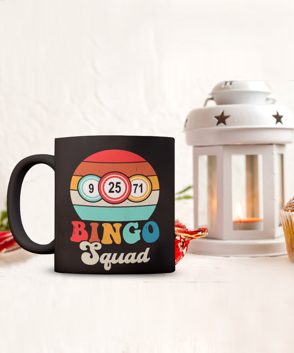 Bingo Squad - 11oz & 15oz Mug - Gift for Her - Gift for Him