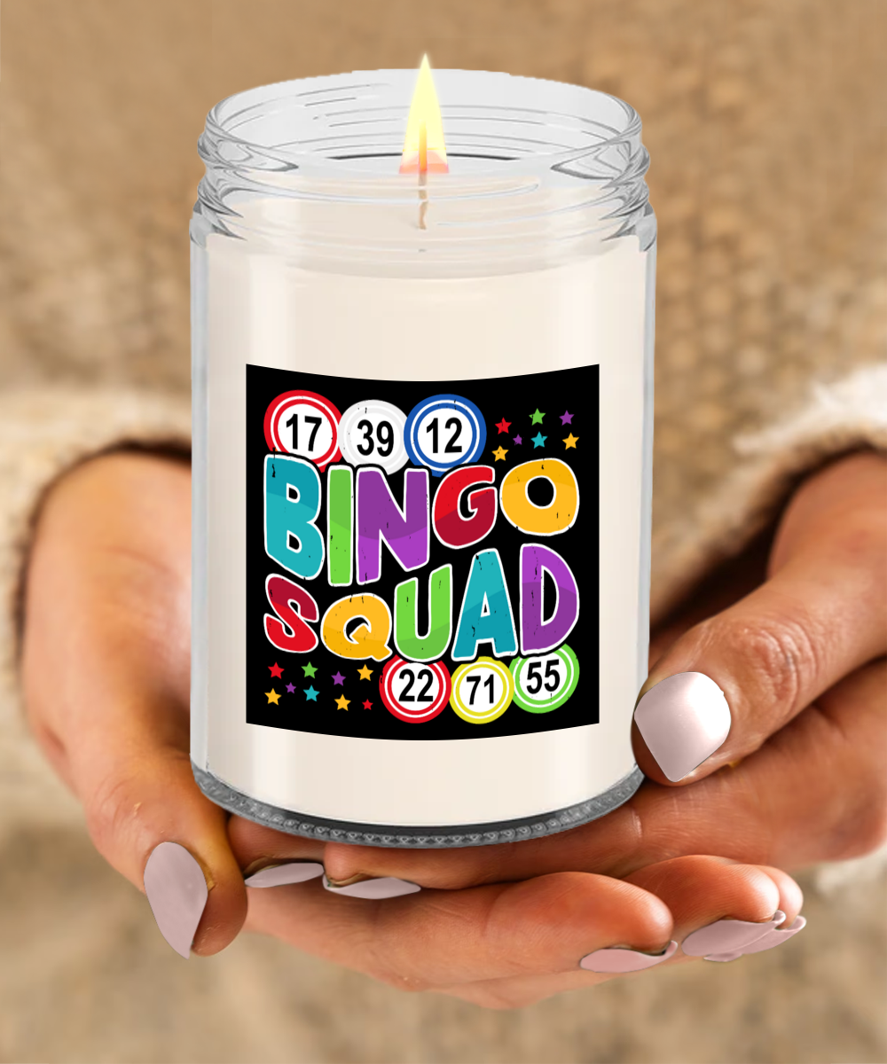 Bingo Squad - 9oz & 16oz Candle - Gift for Her - Gift for Him