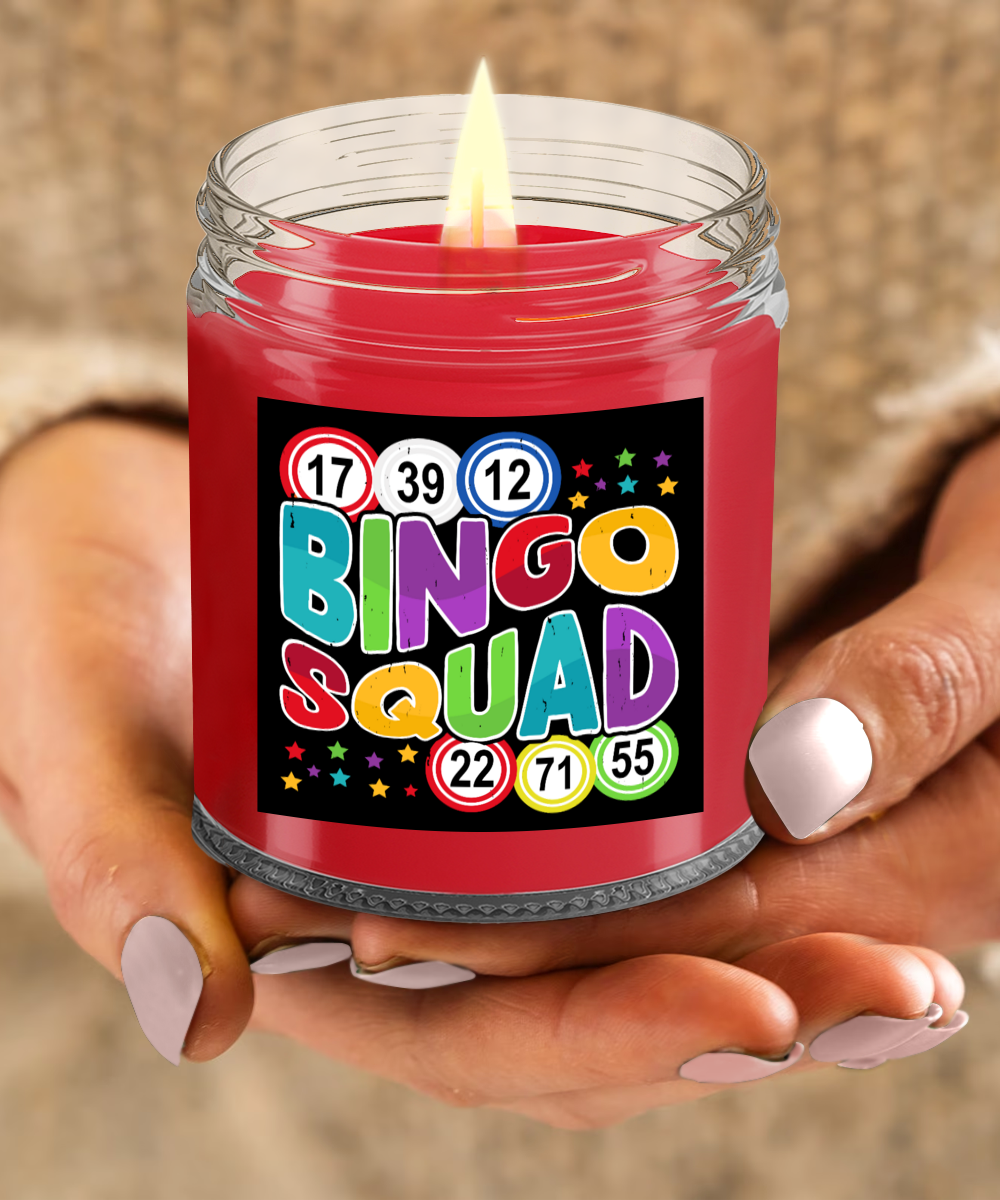 Bingo Squad - 9oz & 16oz Candle - Gift for Her - Gift for Him