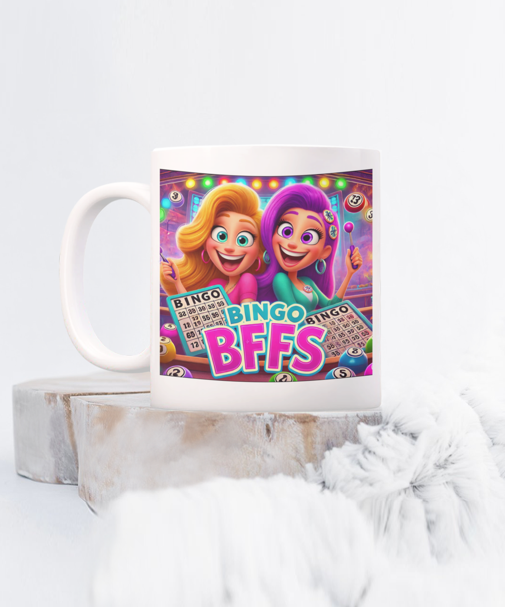 Bingo BFFS 1 - 11oz & 15oz Mug - Gift for Her