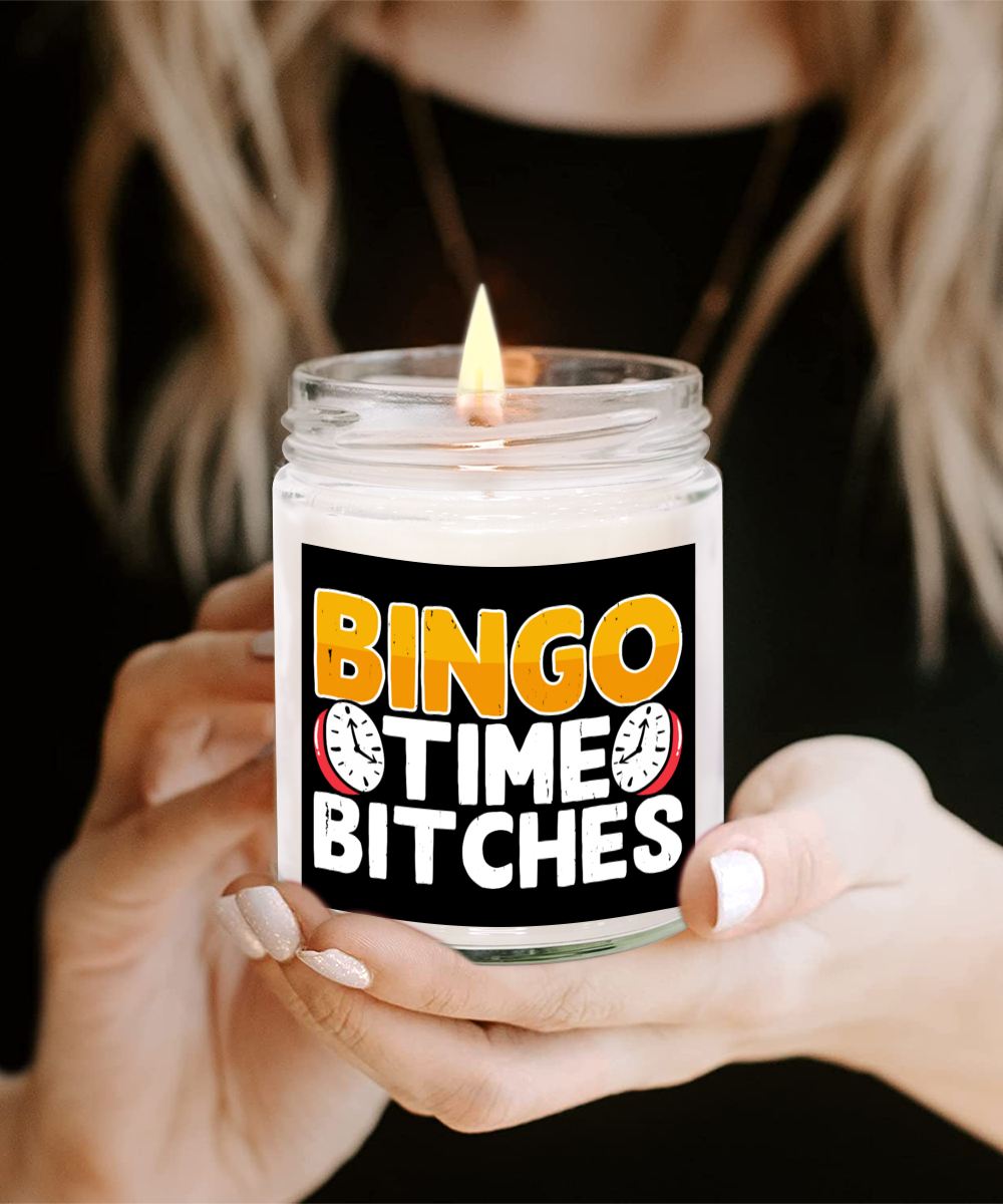 Bingo Time Bitches - 9oz & 16oz Candle - Gift for Her