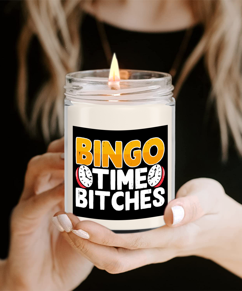 Bingo Time Bitches - 9oz & 16oz Candle - Gift for Her