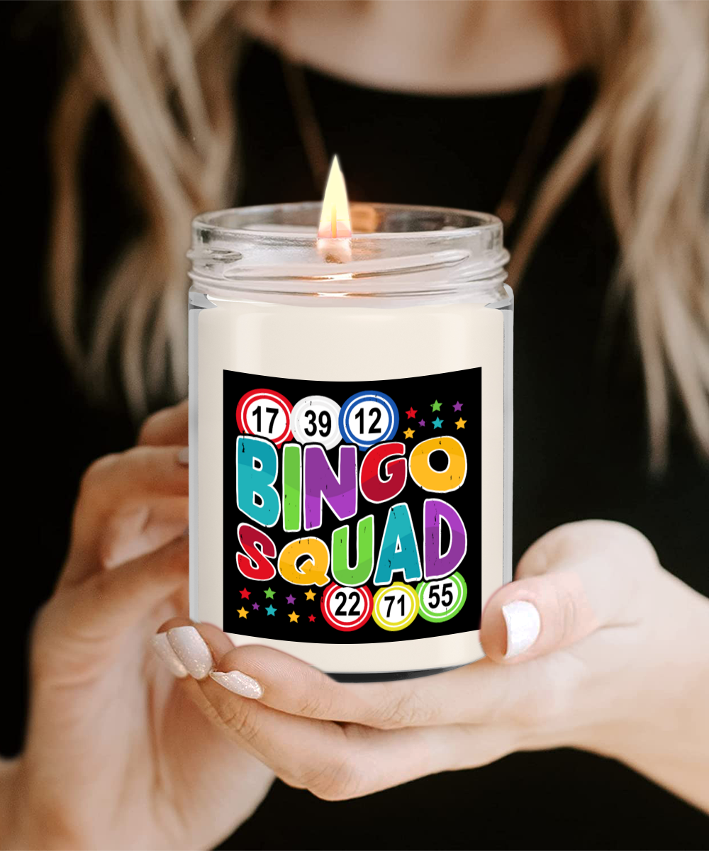 Bingo Squad - 9oz & 16oz Candle - Gift for Her - Gift for Him