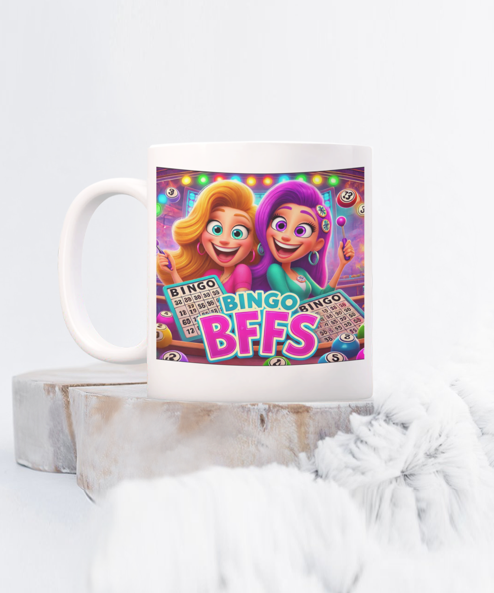 Bingo BFFS 1 - 11oz & 15oz Mug - Gift for Her