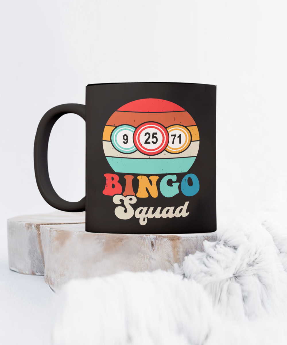 Bingo Squad - 11oz & 15oz Mug - Gift for Her - Gift for Him