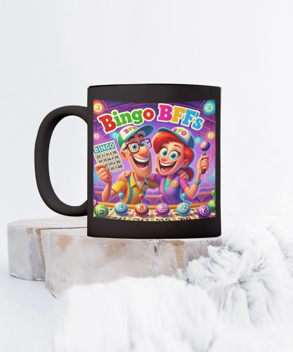 Bingo BFFS 2 - 11oz & 15oz Mug - Gift for Her - Gift for Him