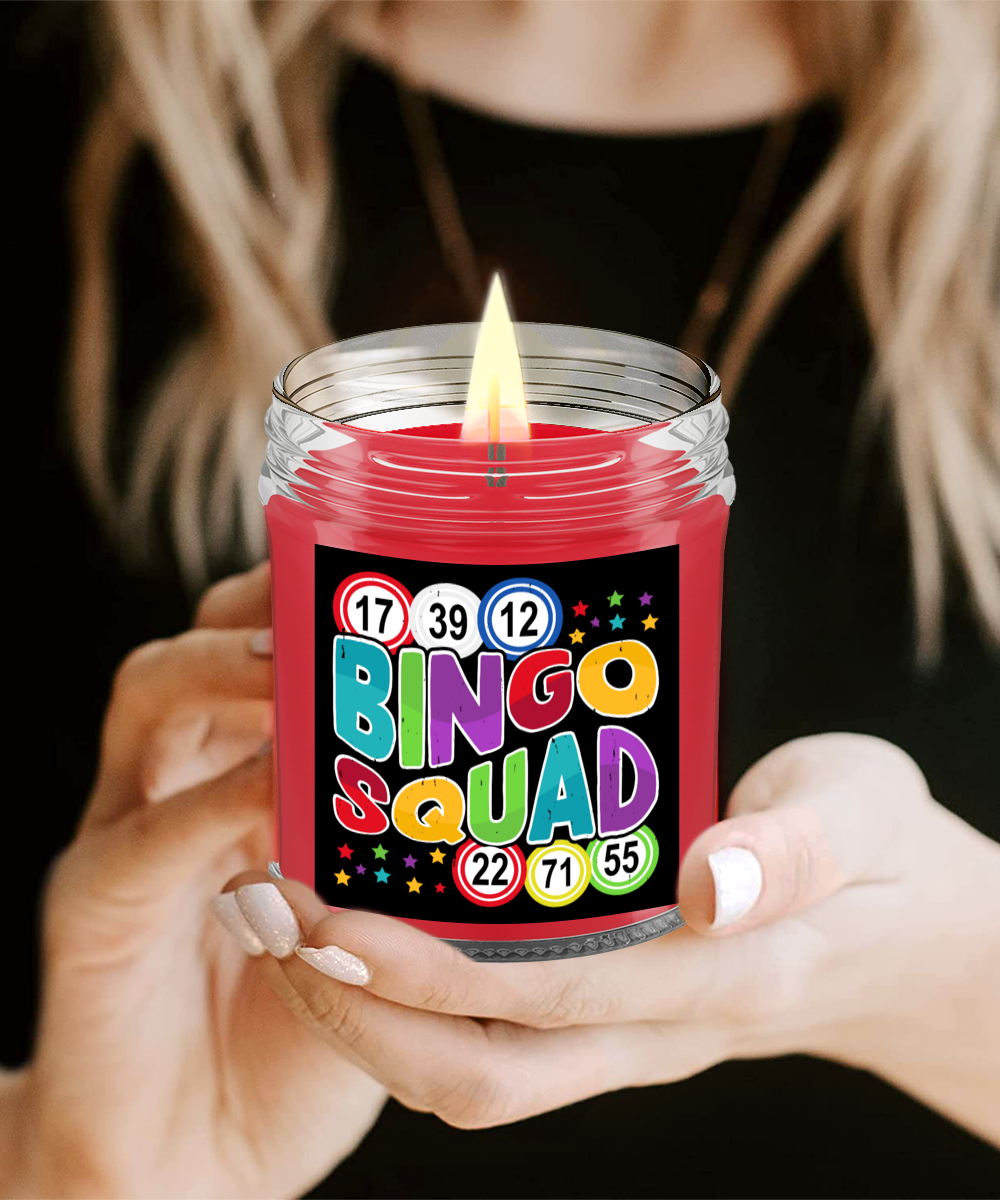 Bingo Squad - 9oz & 16oz Candle - Gift for Her - Gift for Him