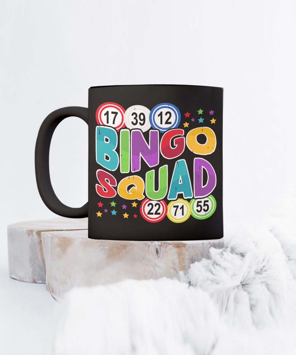 Bingo Squad - 11oz & 15oz Mug - Gift for Her - Gift for Him