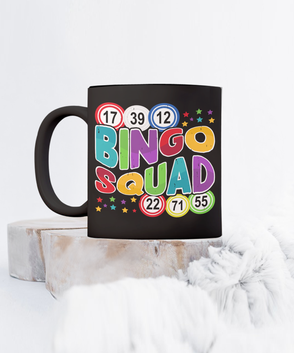 Bingo Squad - 11oz & 15oz Mug - Gift for Her - Gift for Him