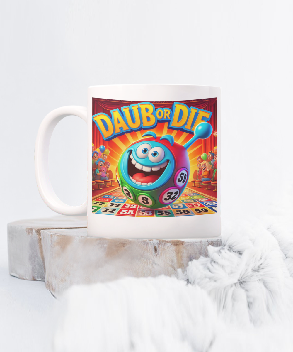 Daub Or Die - 11oz & 15oz Mug - Gift for Her - Gift for Him