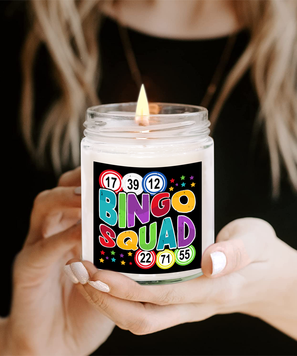 Bingo Squad - 9oz & 16oz Candle - Gift for Her - Gift for Him