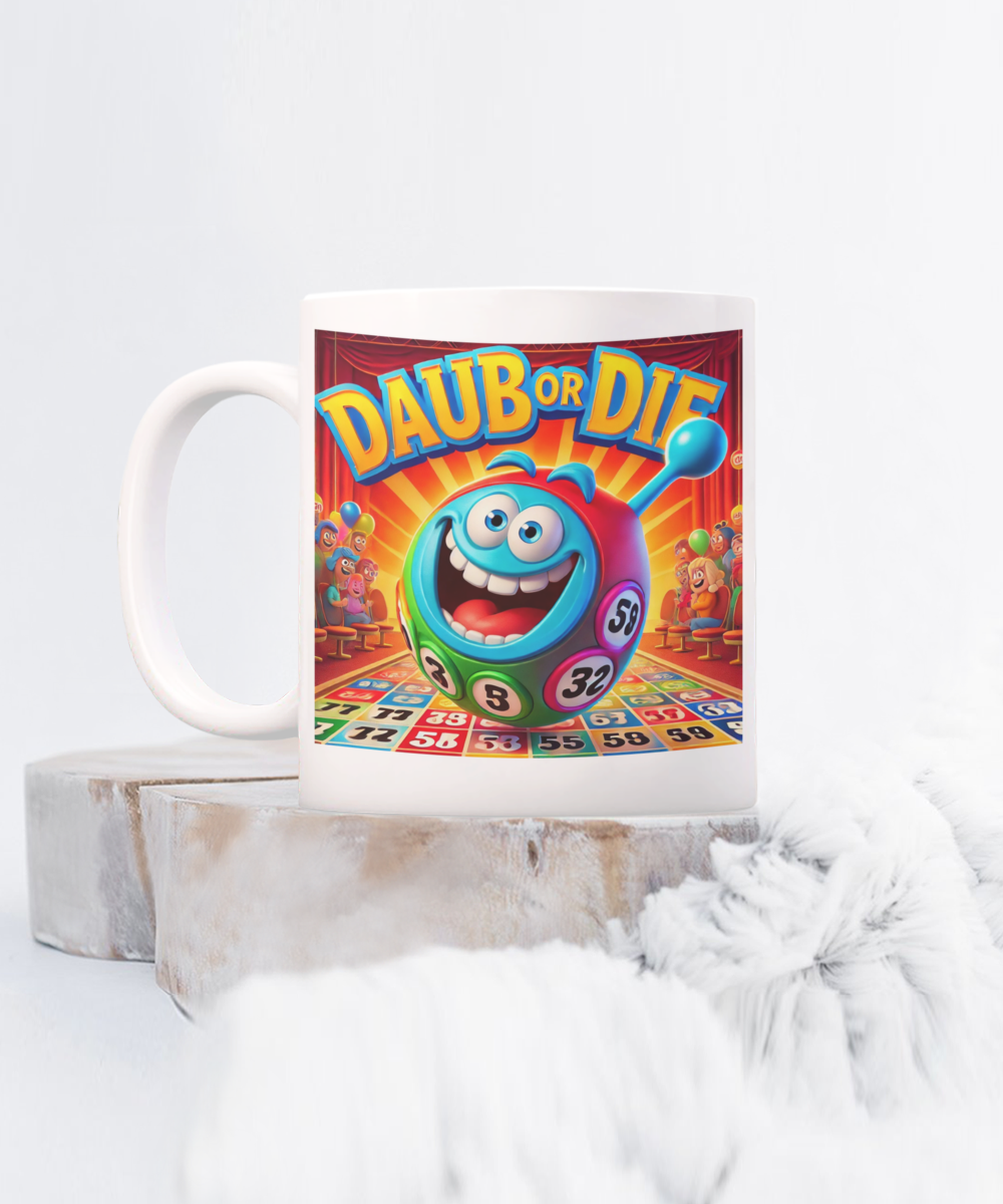 Daub Or Die - 11oz & 15oz Mug - Gift for Her - Gift for Him