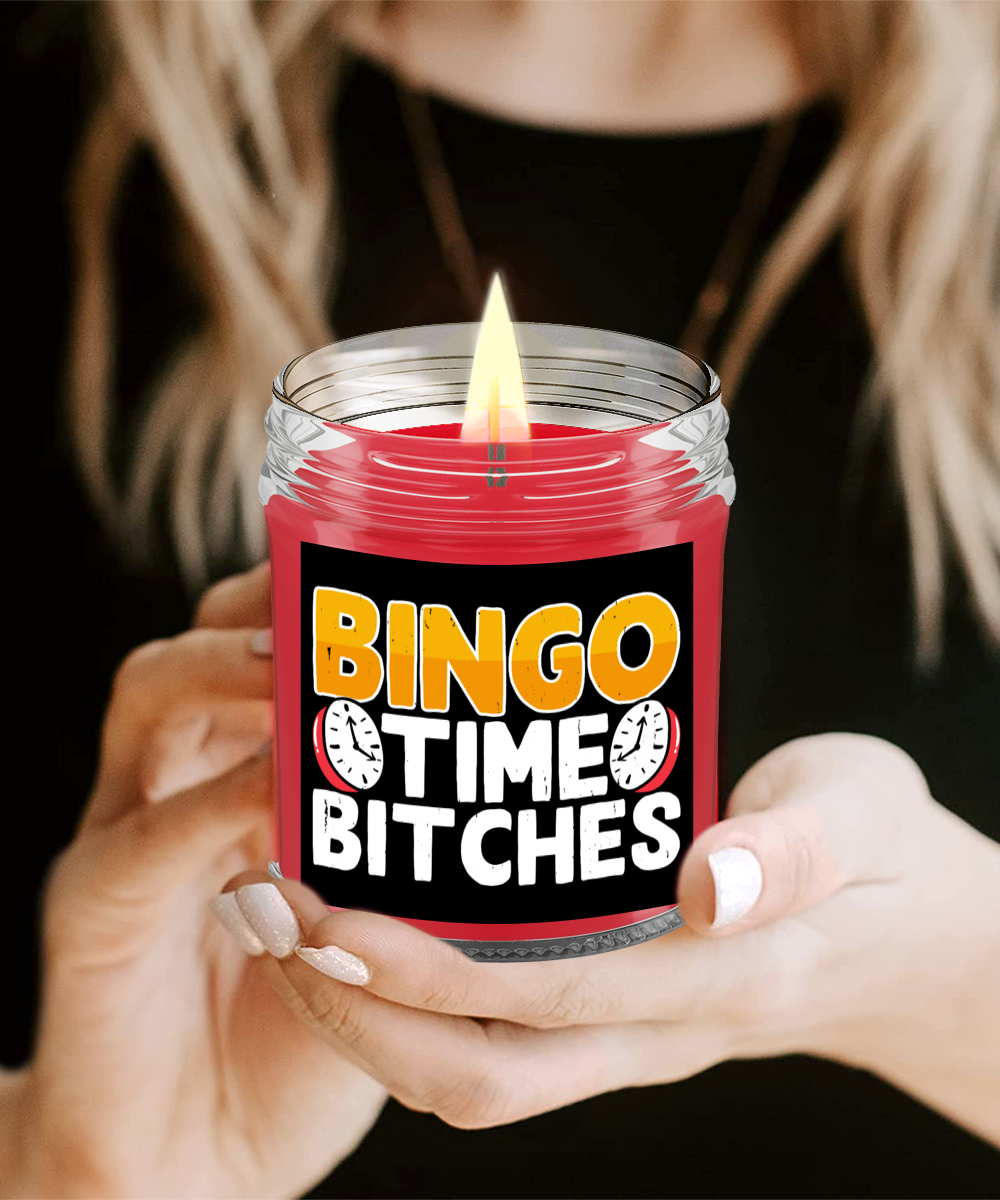 Bingo Time Bitches - 9oz & 16oz Candle - Gift for Her