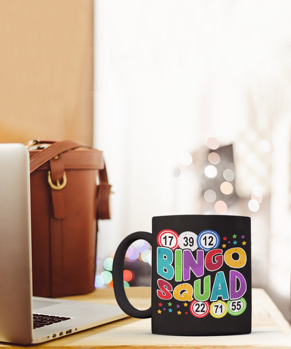 Bingo Squad - 11oz & 15oz Mug - Gift for Her - Gift for Him