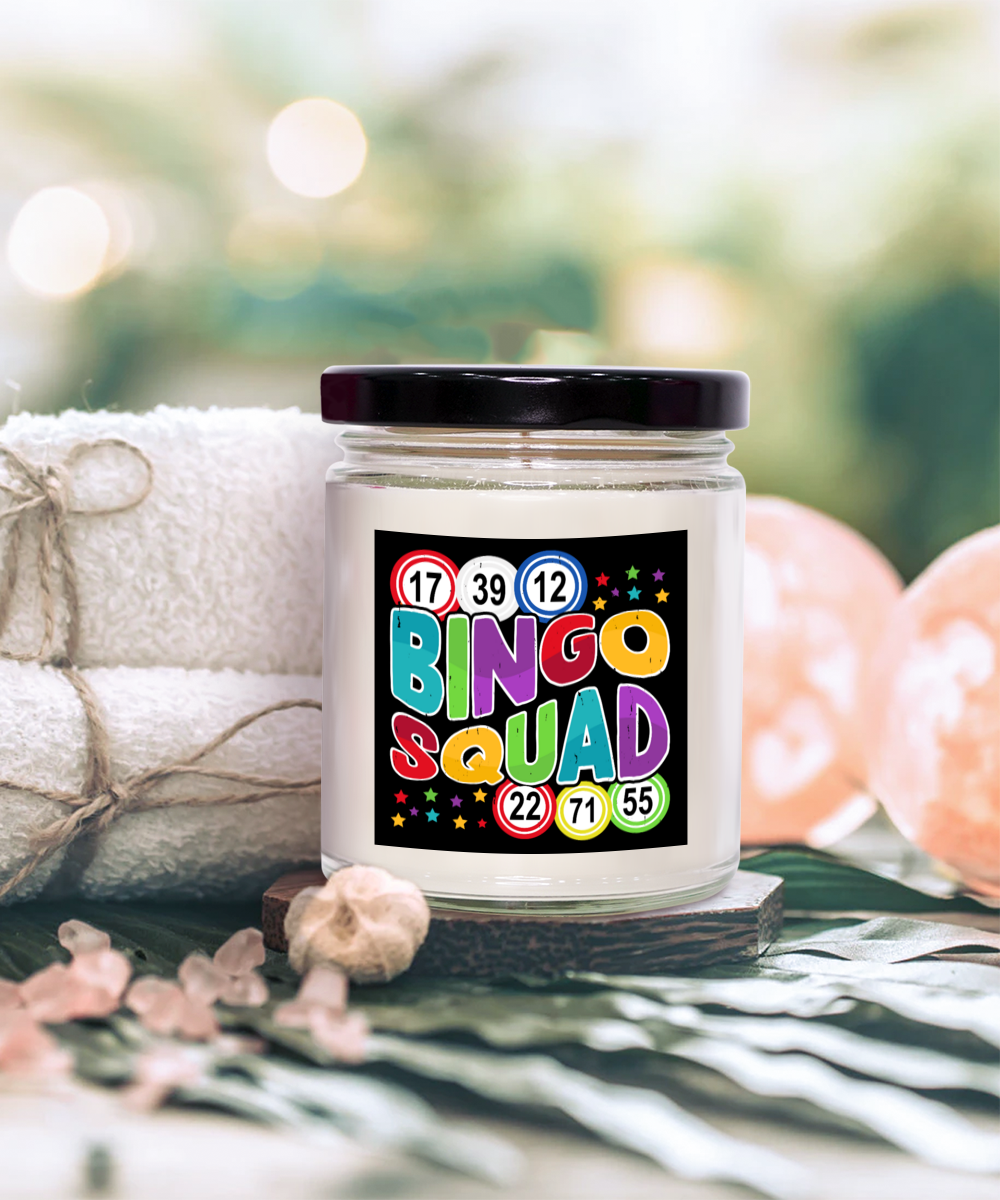 Bingo Squad - 9oz & 16oz Candle - Gift for Her - Gift for Him