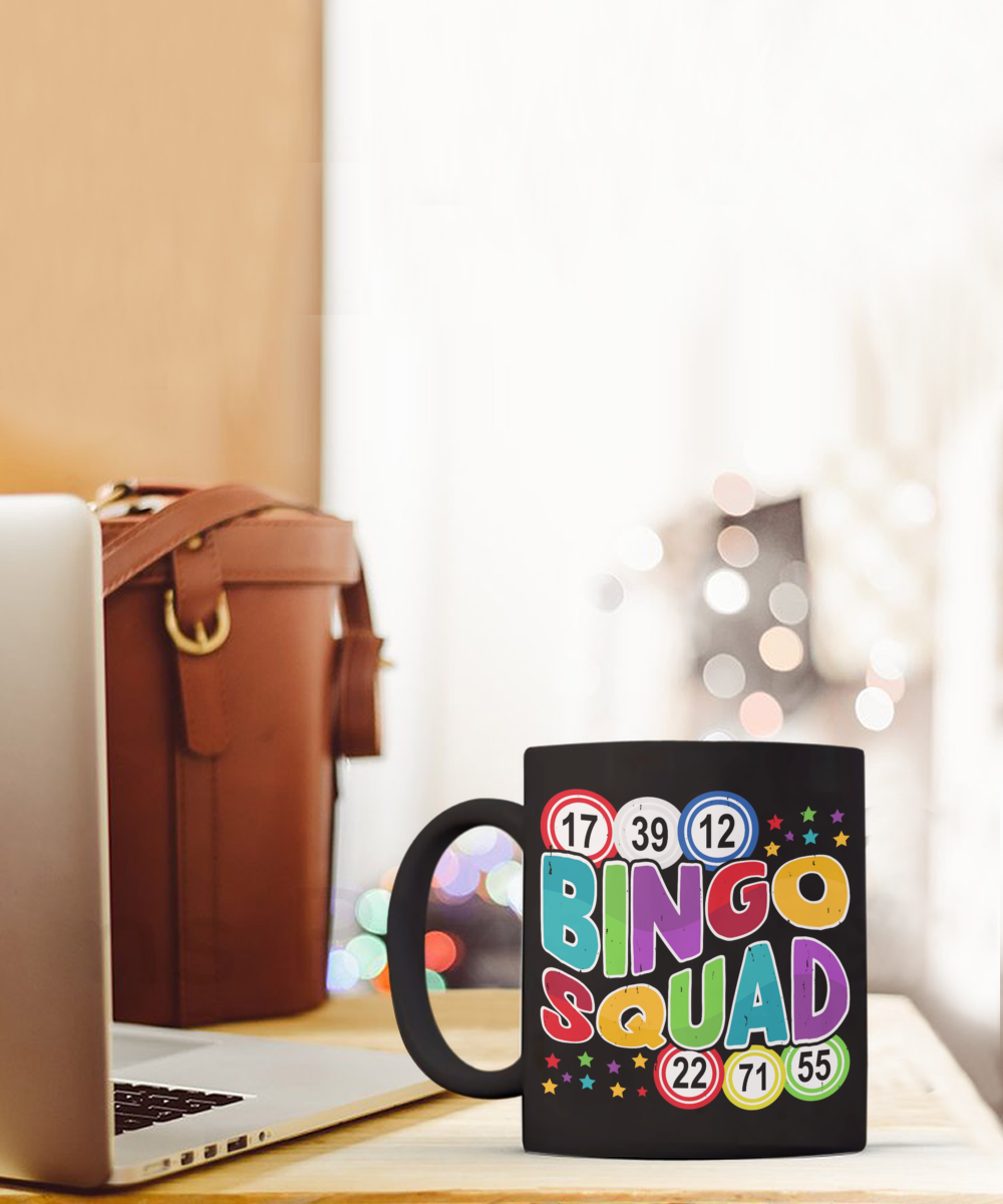 Bingo Squad - 11oz & 15oz Mug - Gift for Her - Gift for Him