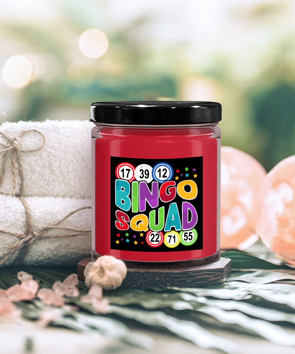 Bingo Squad - 9oz & 16oz Candle - Gift for Her - Gift for Him