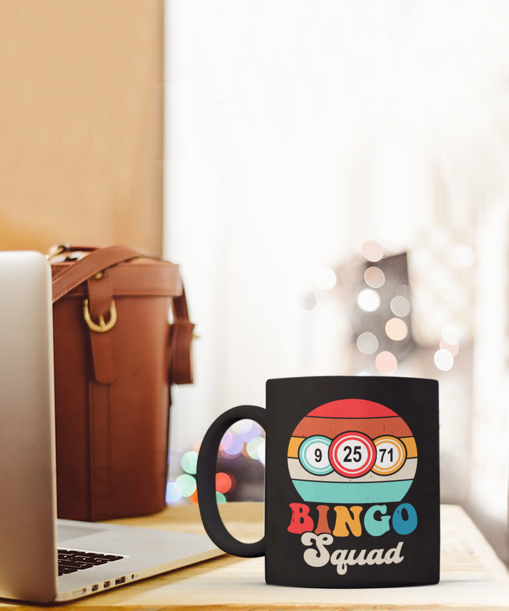 Bingo Squad - 11oz & 15oz Mug - Gift for Her - Gift for Him