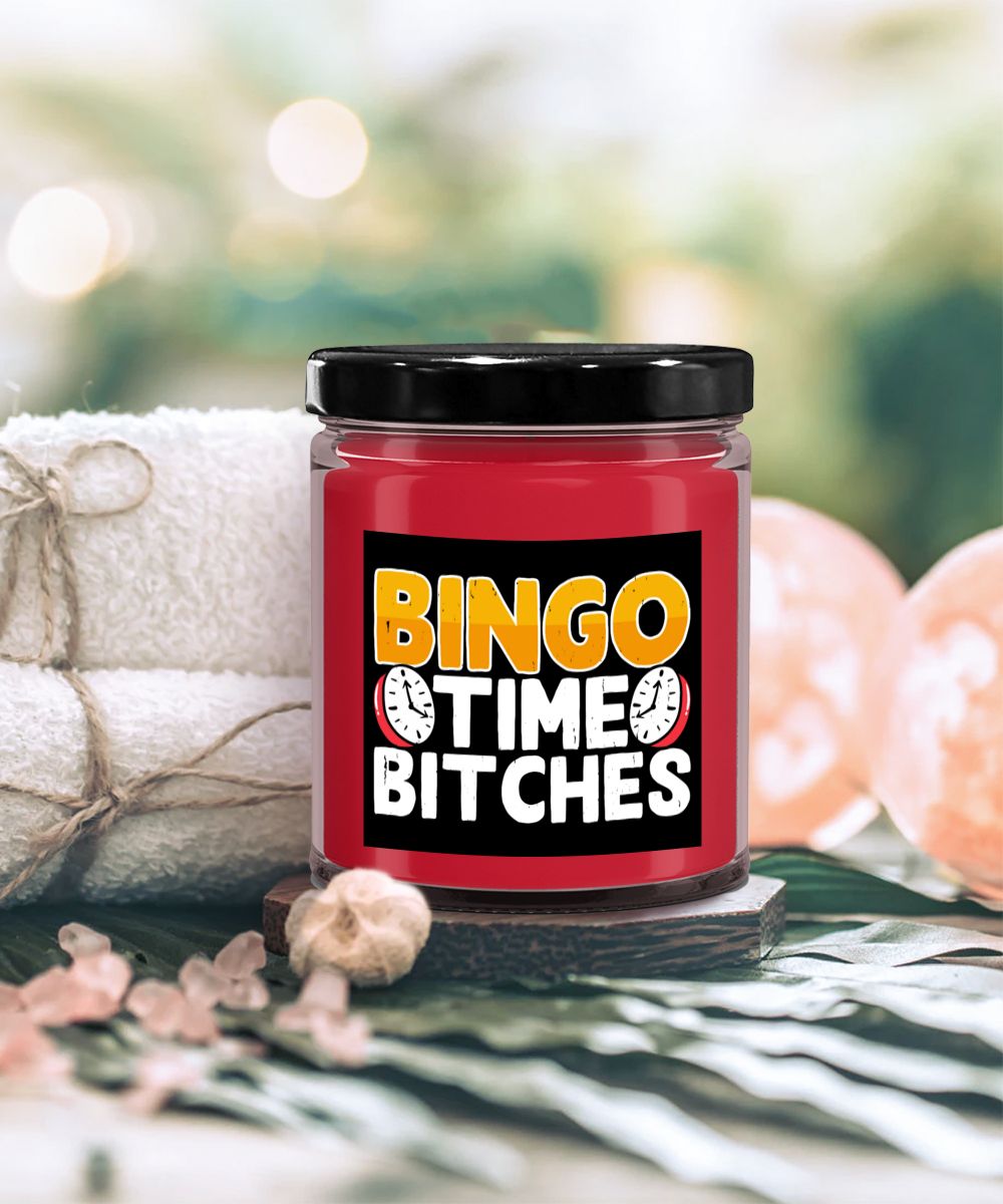 Bingo Time Bitches - 9oz & 16oz Candle - Gift for Her