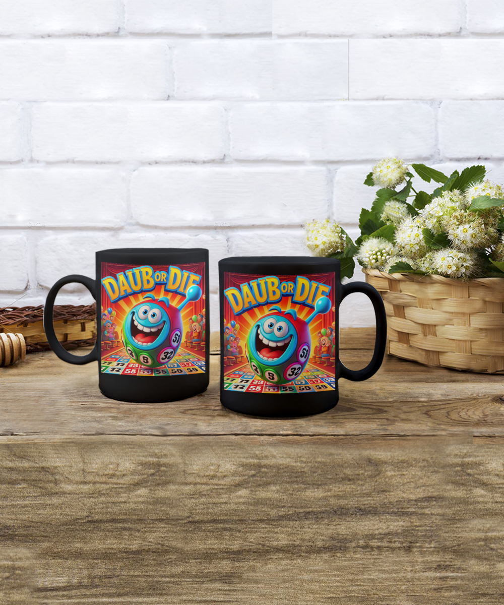 Daub Or Die - 11oz & 15oz Mug - Gift for Her - Gift for Him