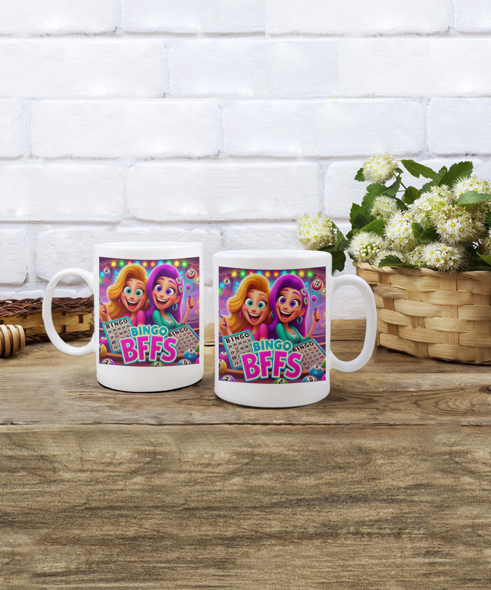 Bingo BFFS 1 - 11oz & 15oz Mug - Gift for Her